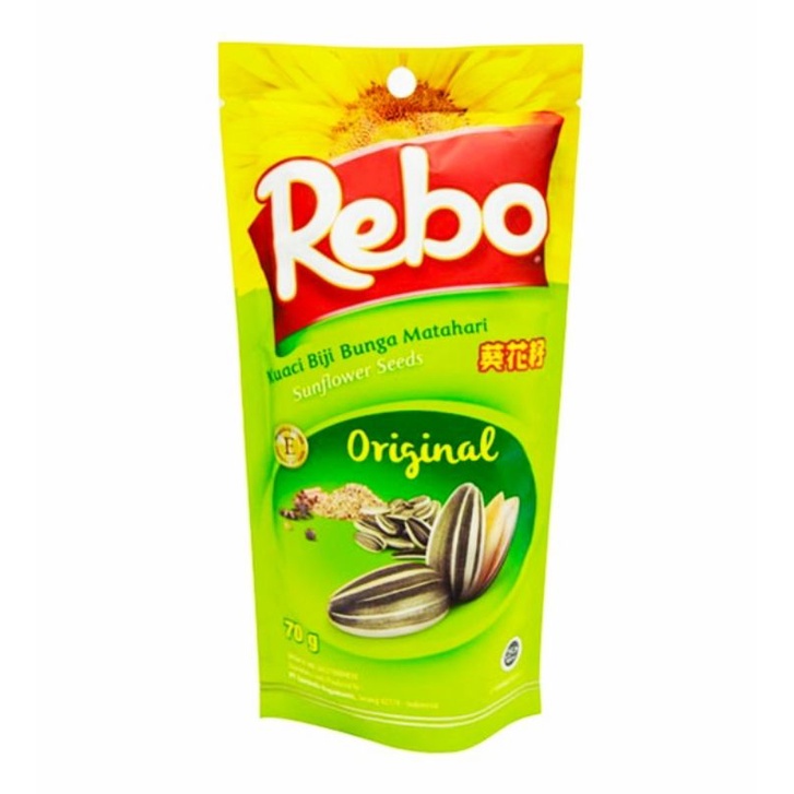 

Kuaci Rebo Original 150g Biji Bunga Matahari Vitamin E