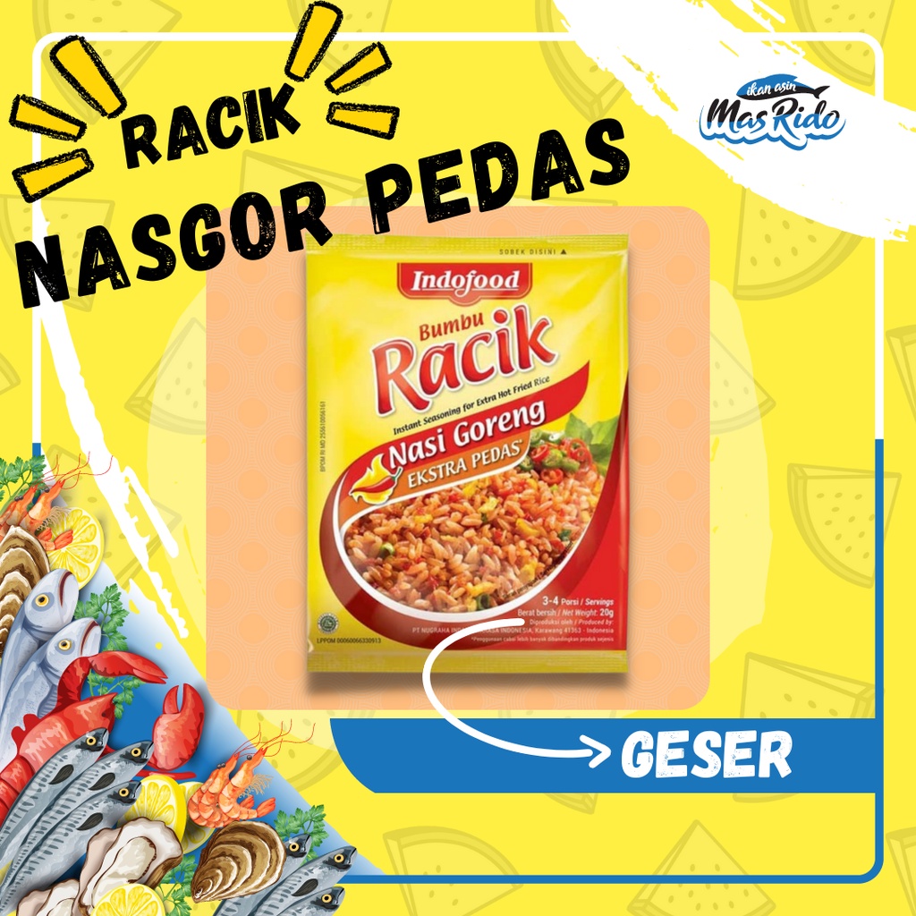 

Bumbu Racik Nasi Goreng Extra Pedas Nasi Goreng Ayam Indofood Instan