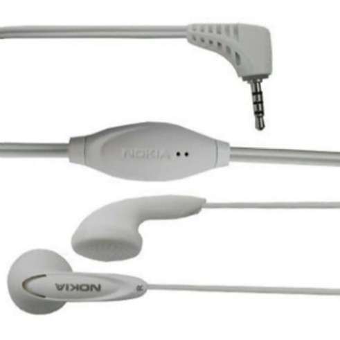 Handsfree Headset Nokia HS-7 Putih Original Compatible N-Gage QD