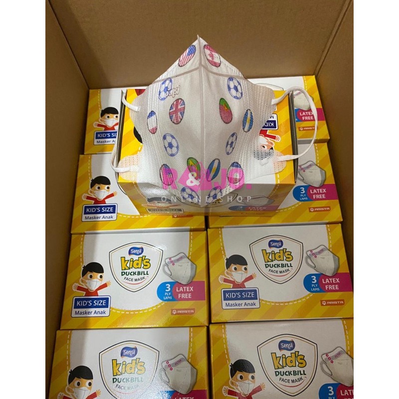 Masker Sensi duckbill anak isi 40 pcs