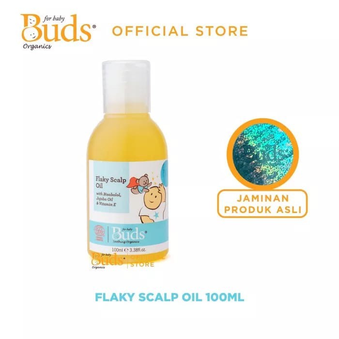 Buds Organic Flaky Scalp Oil 100ml