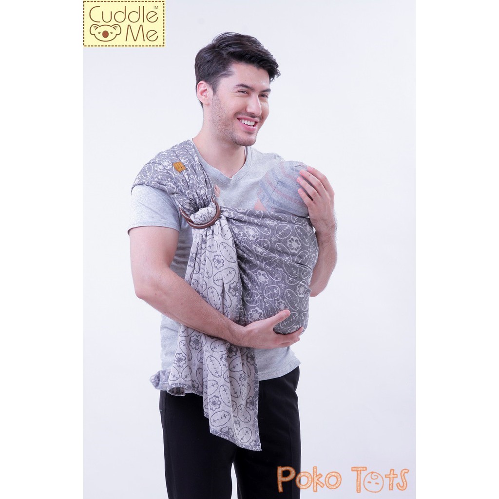 Cuddle Me Ring Sling Jacquard Gendongan Kain Bayi Anak Samping Ringsling Cuddleme Tenun