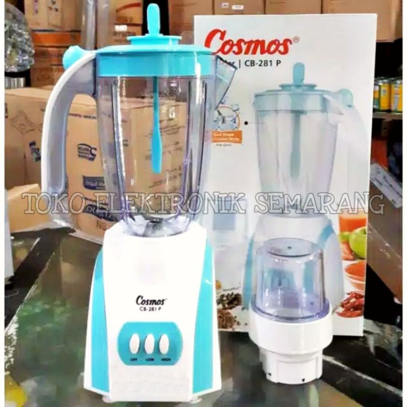 COSMOS BLENDER CB 281 P PLASTIK KAPASITAS BESAR 2 LITER GARANSI RESMI