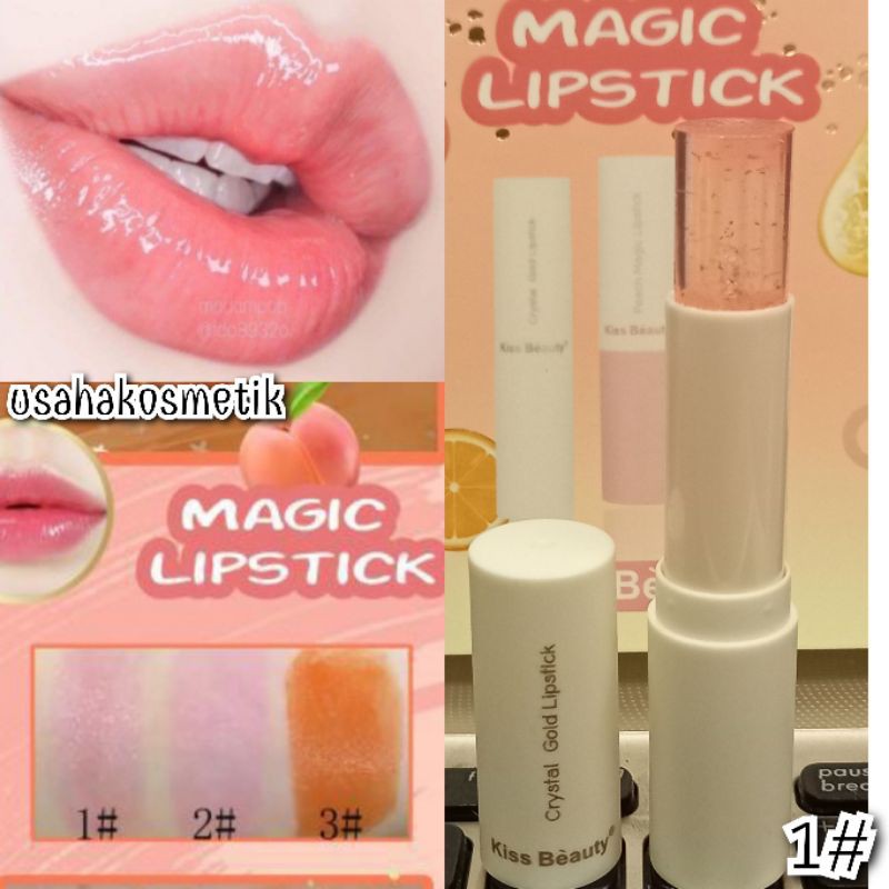 ECER LIPSTIK MATTE SILKY | LIP BALM  MAGIC  WATERPROOF KISS BEAUTYNO.35857-03 | 2933-03