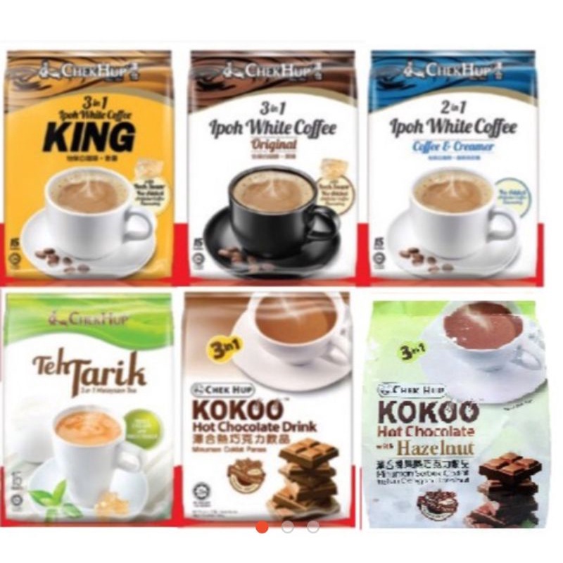 

Chek Hup all varian coffee chocolate tea instan