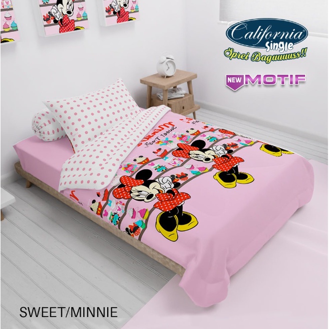 ❤ IJN ❤ CALIFORNIA - Sprei Single (120x200) Terlaris pilihan Dewasa