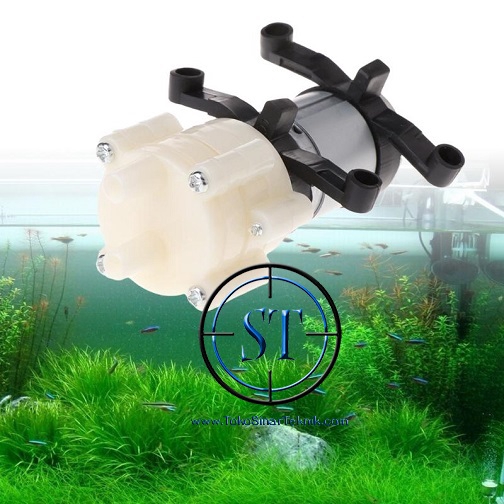 Pompa Air Mini Aquarium Ikan Fish Tank DC 12V High Pressure Dispenser Air Diaphragm Water Pump Flow Food Grade