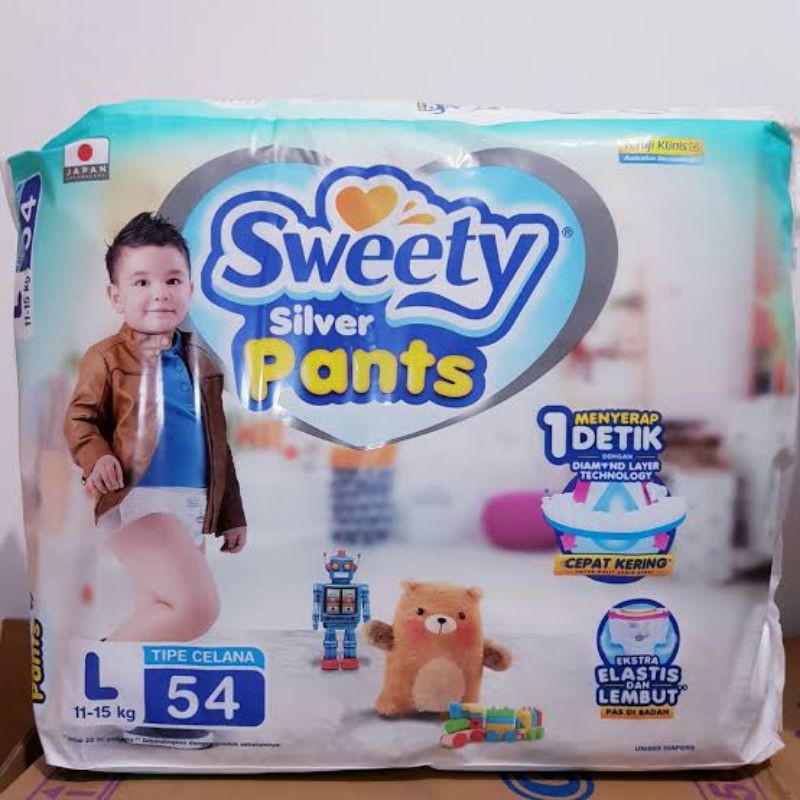 Pampers Sweety Silver Pants Jumbo L54