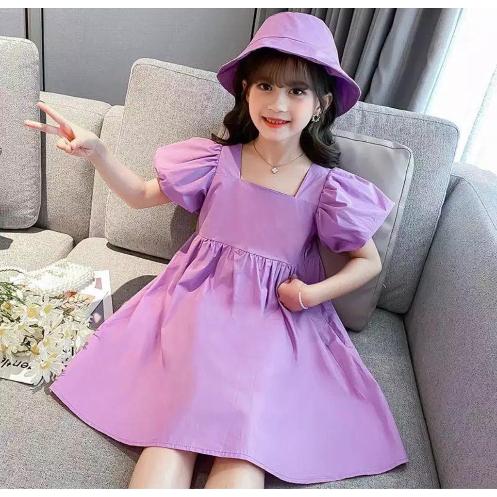 607#dress casual/dress anak casual/dress murah