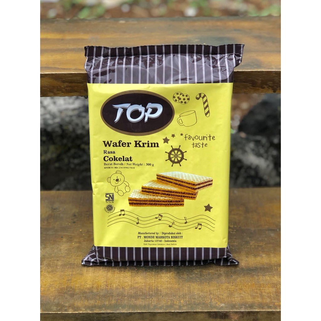 

TOP - Wafer Krim Rasa Cokelat 300g