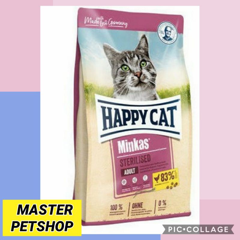 Makanan kucing happycat sterilised 10kg