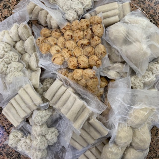 

PEMPEK PAKET ASLI PALEMBANG IKAN TENGGIRI