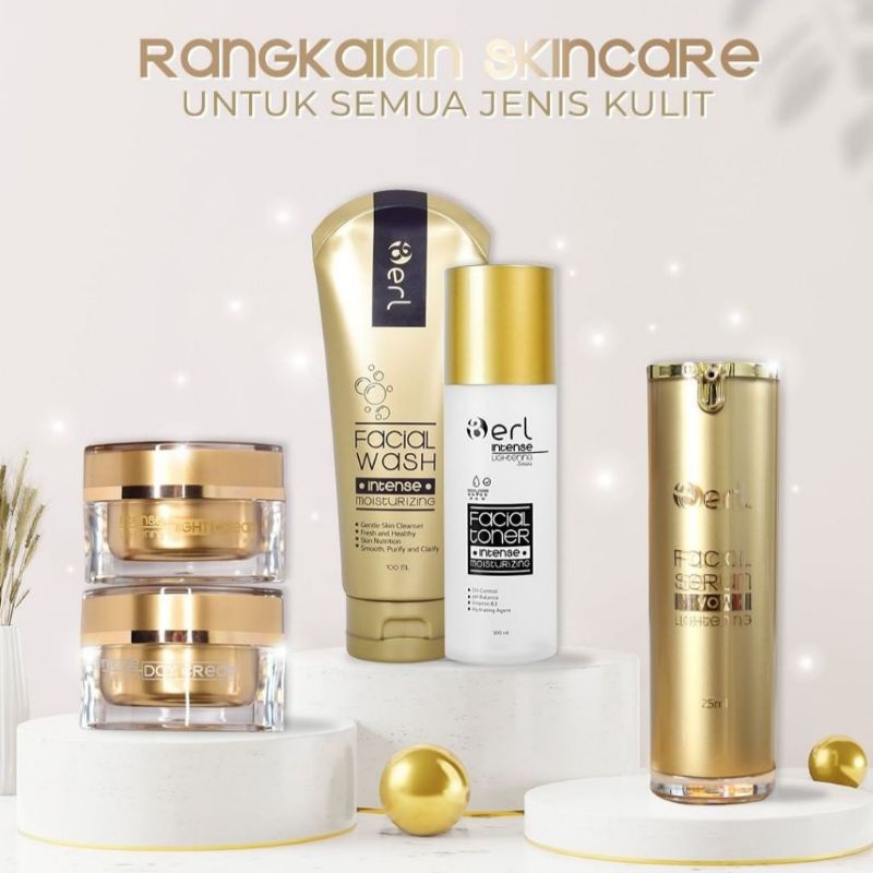 Paket Skincare lengkap B Erl Cosmetics / Paket Perawatan Wajah Lengkap B Erl / B Erl Skincare lengka