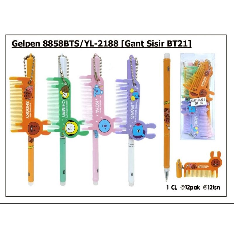 

pulpen BTS gantungan sisir 2188 (1pcs)