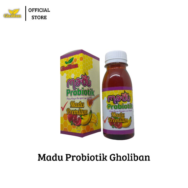 

Madu Probiotik Gholiban 175 gram | Madu Sari Buah