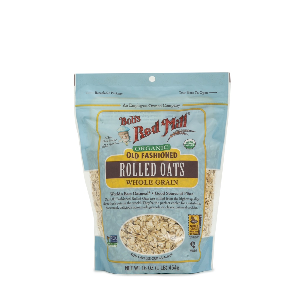 

Bob's Red Mill Organic Old Fashioned Regular Rolled Oats 454 gr