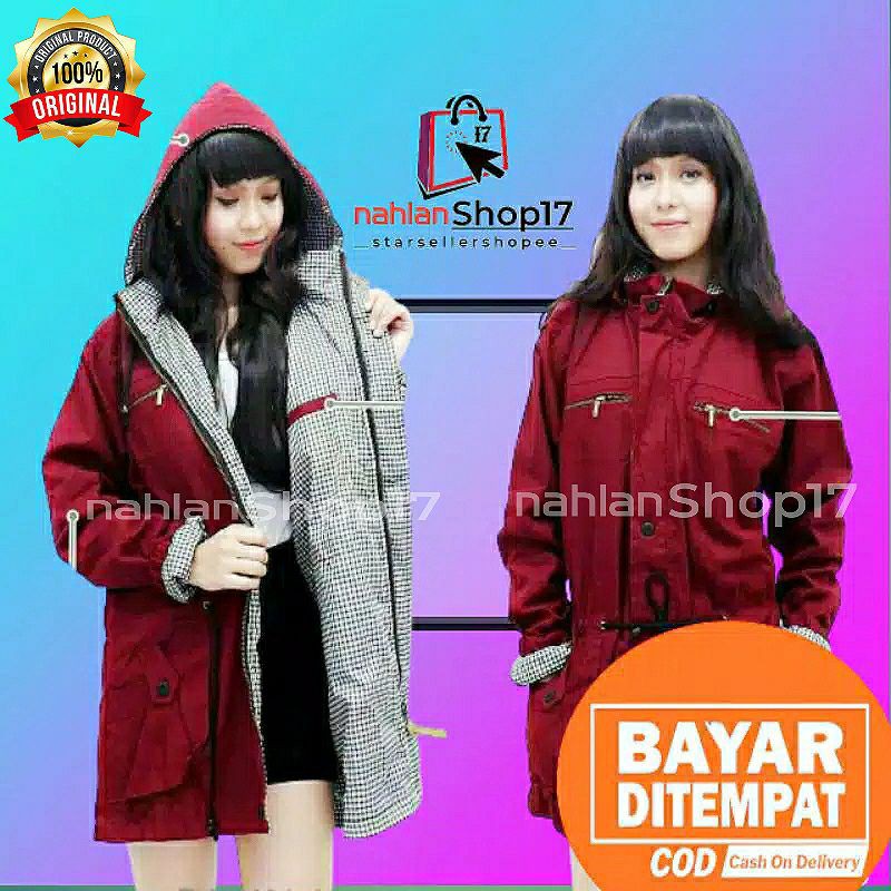 PARKA CEWEK L/XL/ XXL / XXXL / PARKA JUMBO / JAKET PARKA WANITA / JAKET WANITA PARKA HOODIE