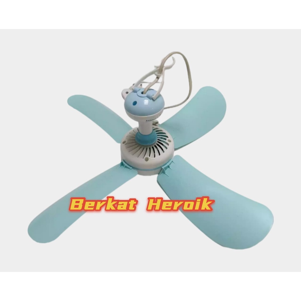 Kipas  Angin  Gantung Helifan 4 baling 12w merk kyzuku