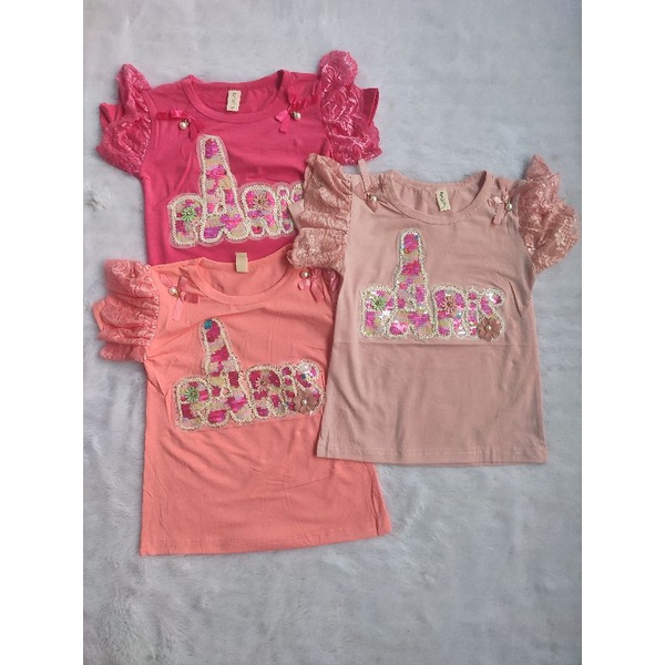 sweater atasan baju anak renda import atasan anak import