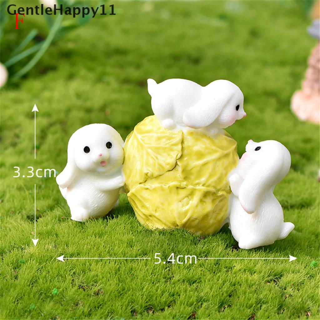 Gentlehappy Miniatur Kubis / Kubis / Kelinci Untuk Dekorasi Taman Mini / Rumah Boneka DIY