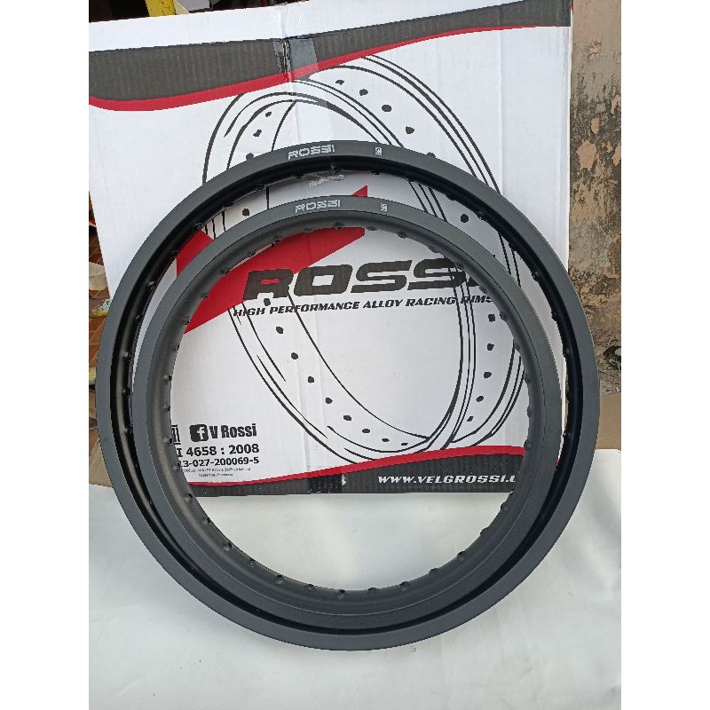 Velg Rossi 16 19 / 18 21 - Pelek Velk Velg Rossi Klx 16 19 18 21 Sepasang Hole 36 Dan 28 BIRU HITAM MERAH SILVER GOLD