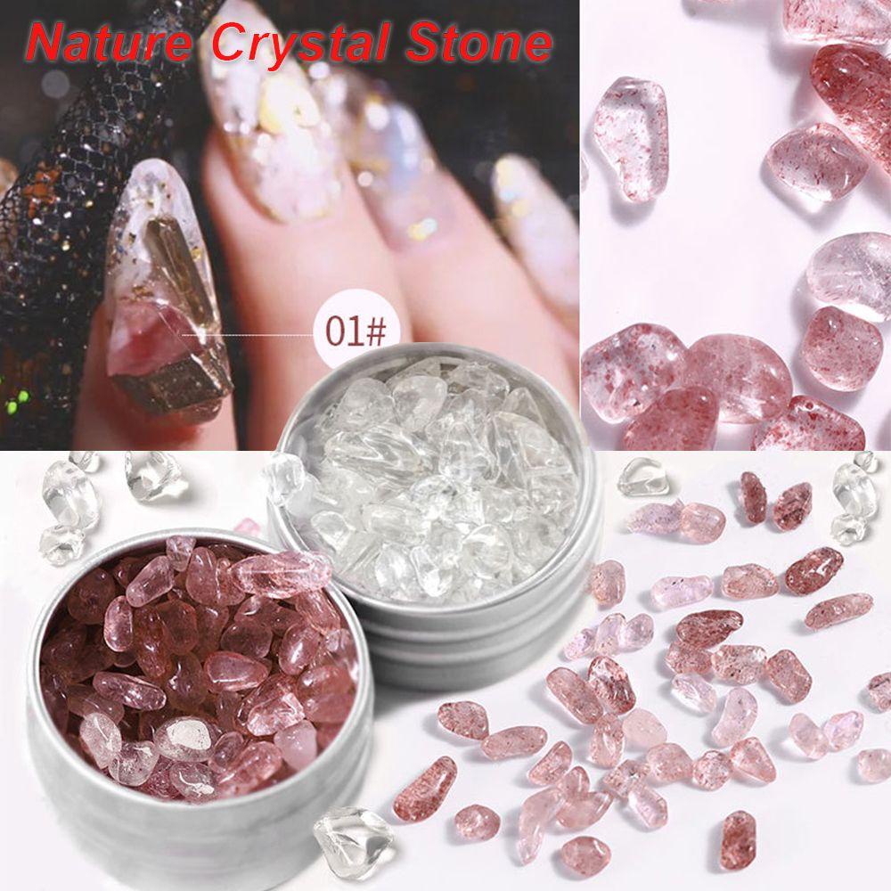 Mxbeauty Batu Kristal DIY Manicure Dekorasi Kuku 3D Stiker Kuku Hologram Nail Art Perhiasan