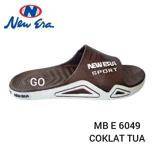 gof NEW ERA MB E 6049 Sandal Selop Pria Dewasa Sendal Karet Anti Slip Original