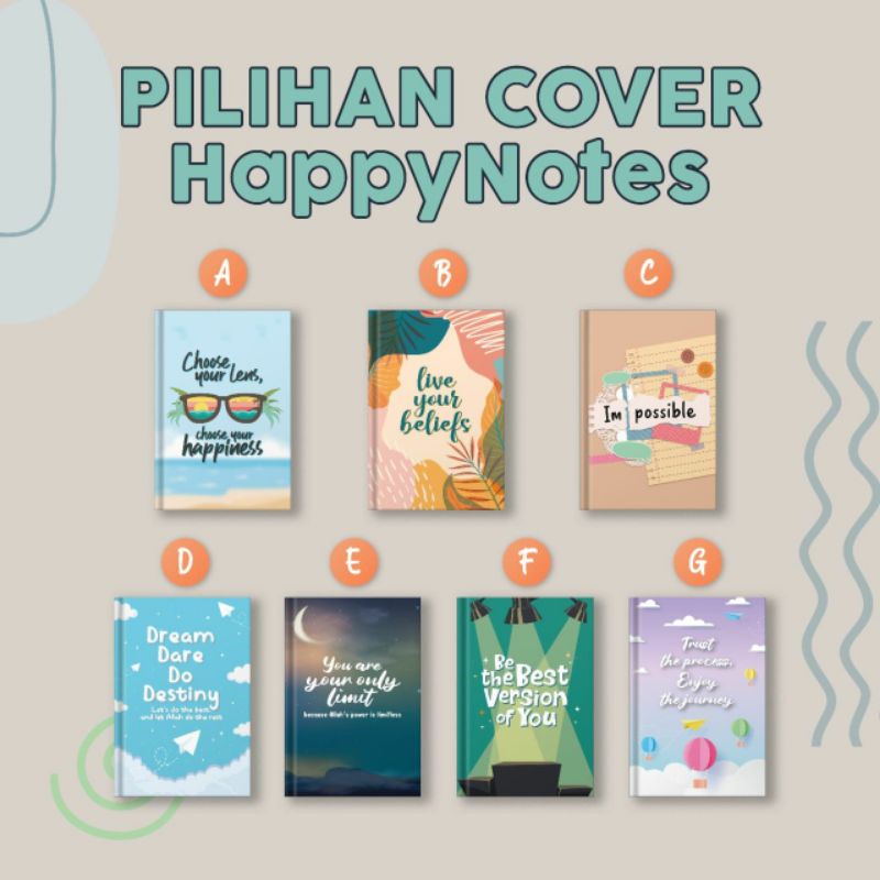 

Diary Book/Bullet Jurnal Dotted/Happy Notes/Totte Bag Plus Bonus Hadiah Pilihan