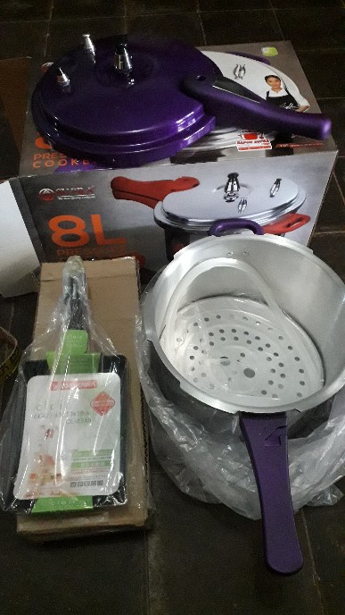 Panci Presto Supra 8 Lt / Supra Pressure 8lt - Ungu