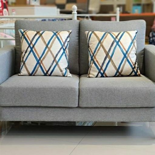 `````````] Sofa Informa 2 seater carlton grey sofa tamu sofa ruang tamu kursi