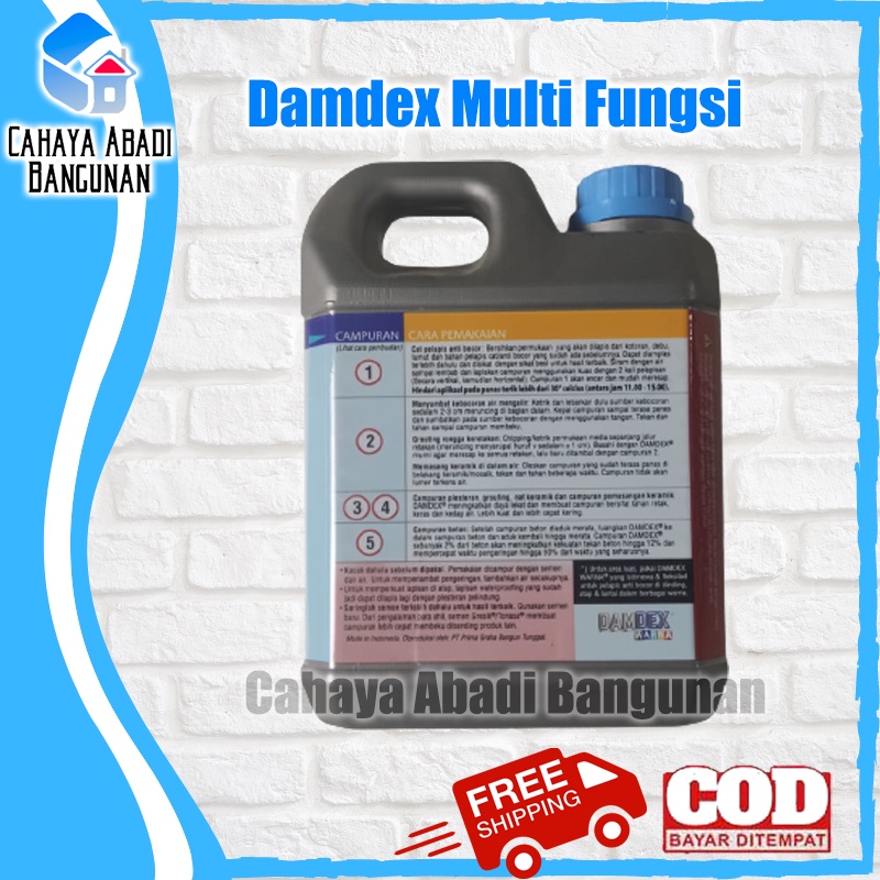 Damdex 1 KG | Pengeras Beton Anti Bocor Air | Obat Cor