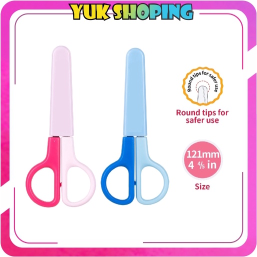 

✧YUKSHOPING✧ Gunting Sekolah ujung tumpul aman digunakan S013