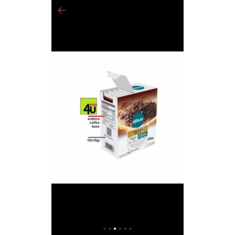 

Arabika gold foldingbox 10s