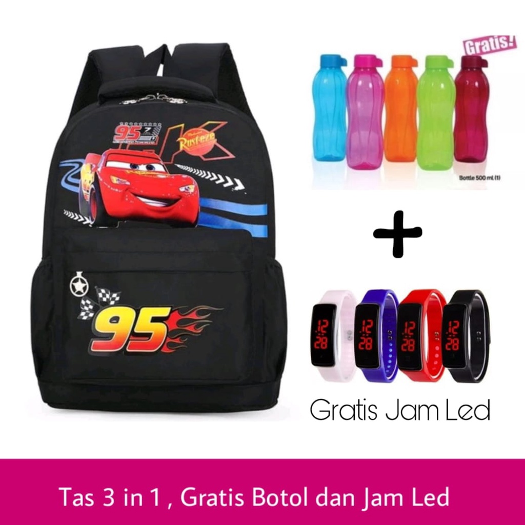 tas ransel anak MOBILE LEGEND - tas sekolah anak SD laki - tas anak laki BONUS JAM LED dan BOTOL