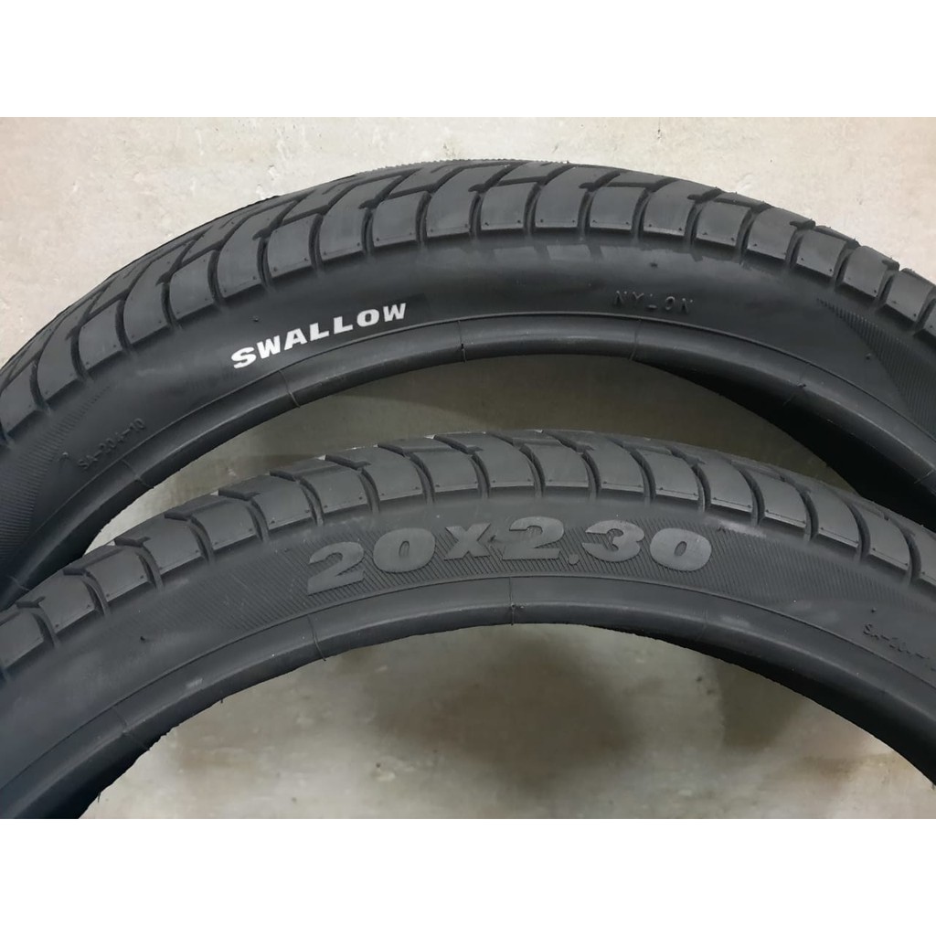 TERMURAH!!! Ban Luar Sepeda Ukuran 20 x 2.30 / Swallow Hitam / Deli Tire / Realpict / Satuan