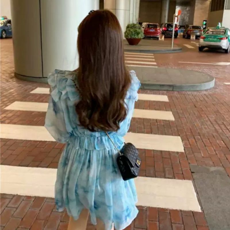 MDLV ~ 1974 SANNY TIEDYE DRESS KOREA IMPORT DRESS CANTIK DRESS PESTA DRESS PREMIUM FASHION IMPORT