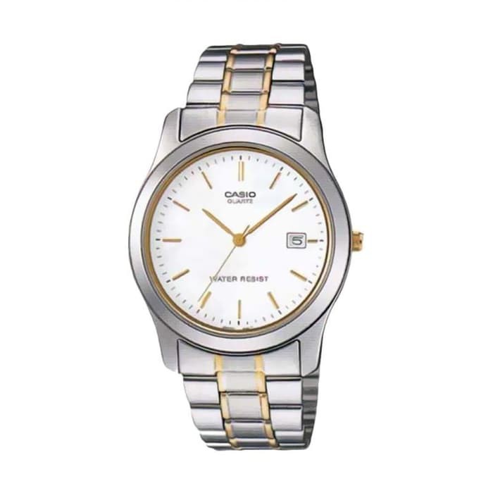CASIO MTP-1141G-7ARDF - Jam Tangan Pria - Silver/Gold