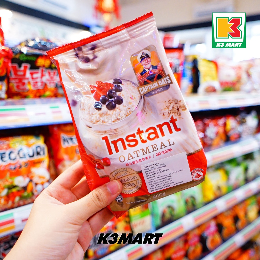 

Captain Oats Instant Oatmeal 200Gr