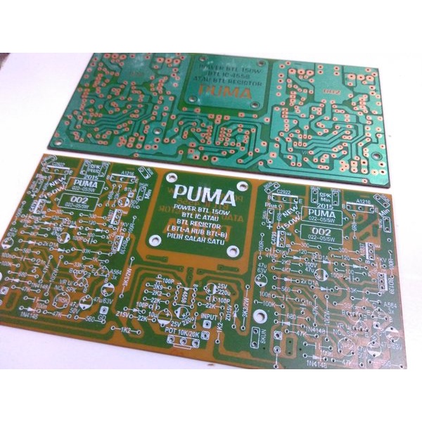 PCB Power Amplifier OCL 150 Watt Stereo BTL Puma