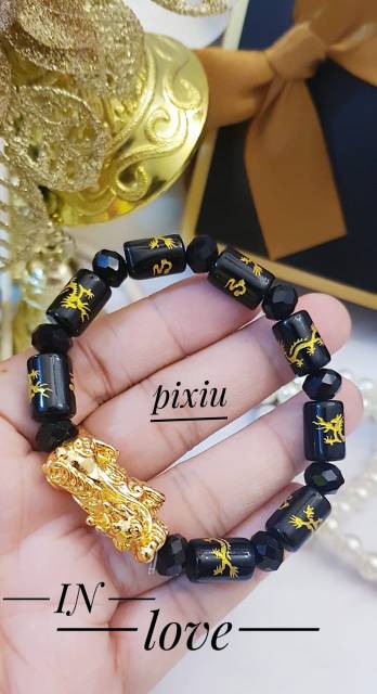 Gelang pixiu lapis emas 24k 0204