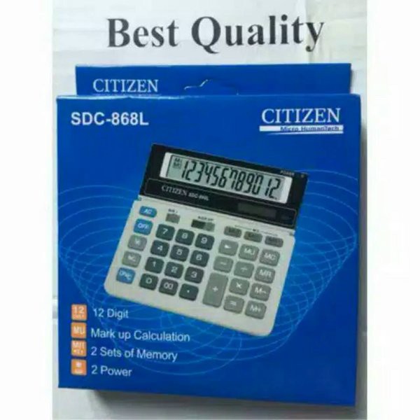 

Kalkulator Citizen SDC 868L / Calculator SDC-868L