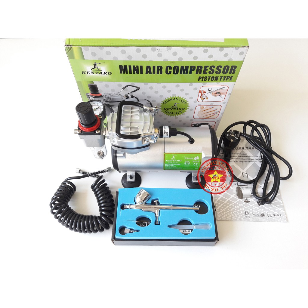 Mini Kompresor Airbrush Kentaro Tipe 031 + Penbrush Einhill AB130