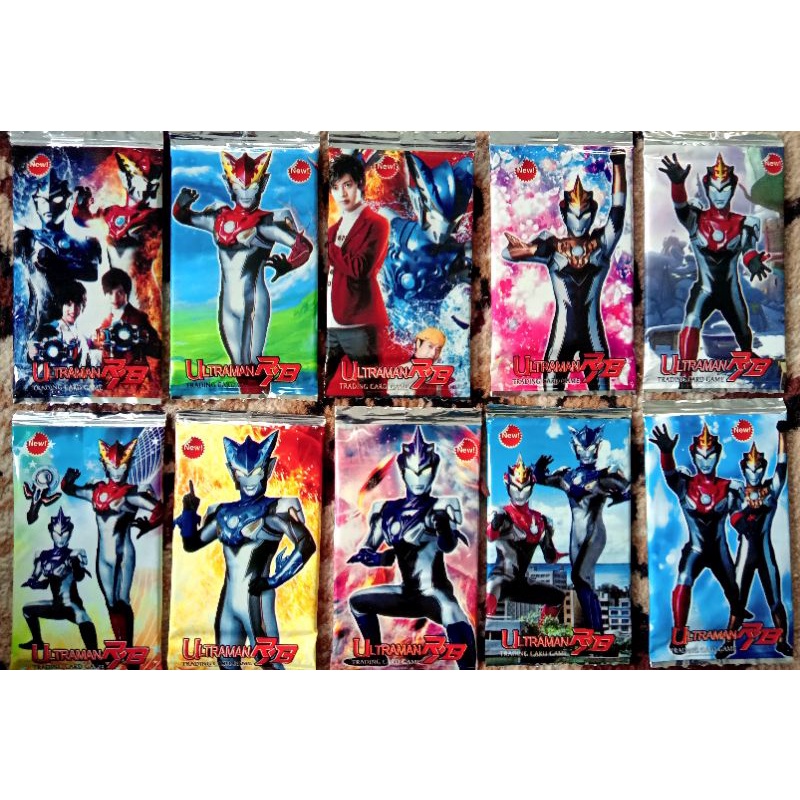 Kartu ULTRAMAN RB Hologram 10 Pak Booster Berbeda-Beda (80Kartu)