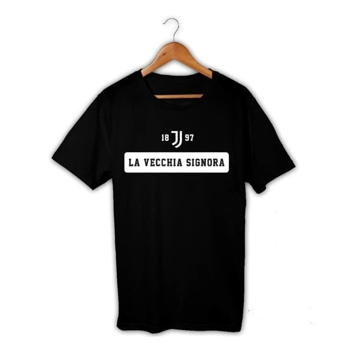 Kaos Tshirt Baju Combed 30S Distro Juve Juventus 1897 La Vecchia