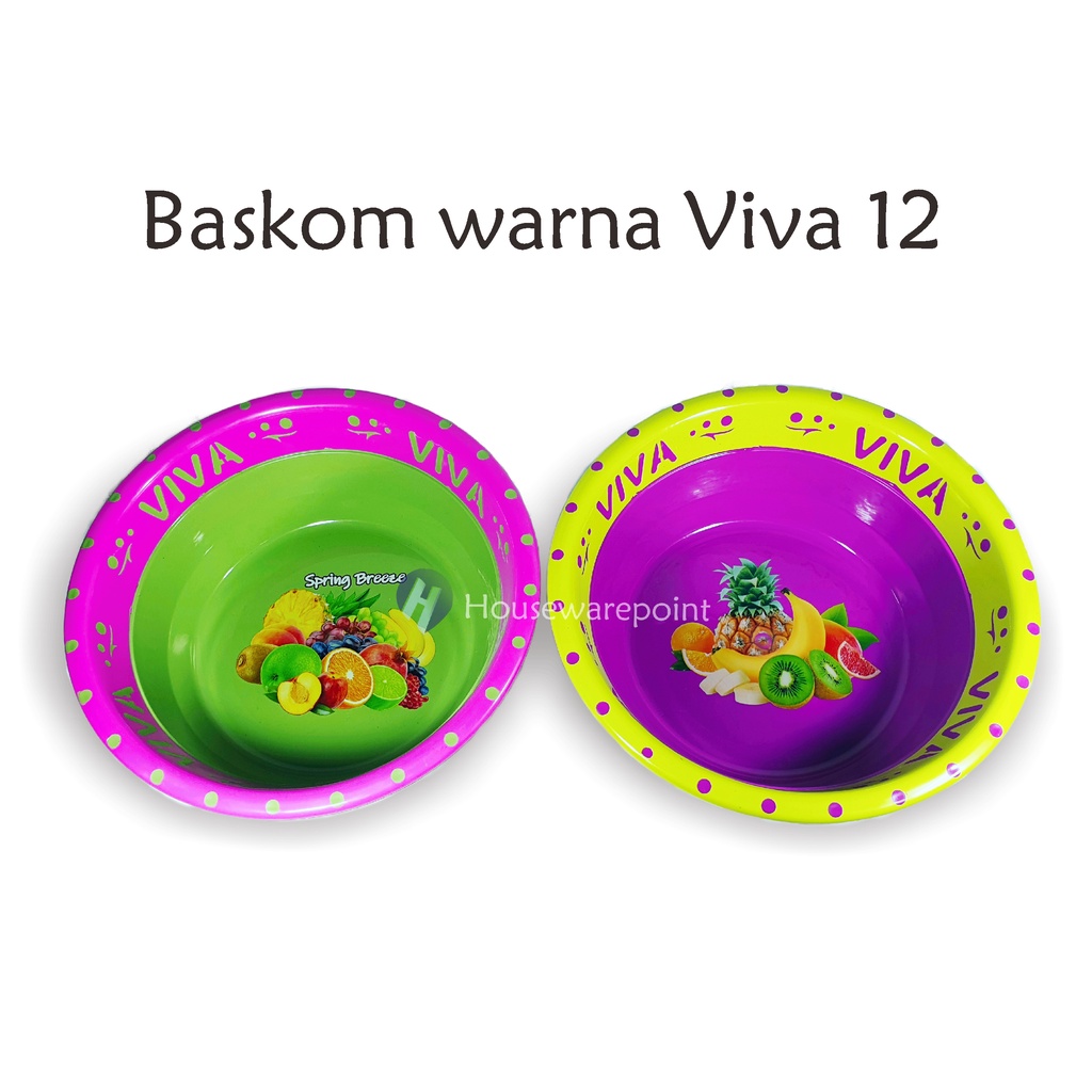 6 pcs Baskom Viva 12 / Baskom plastik / Baskom dapur / Baskom berkat
