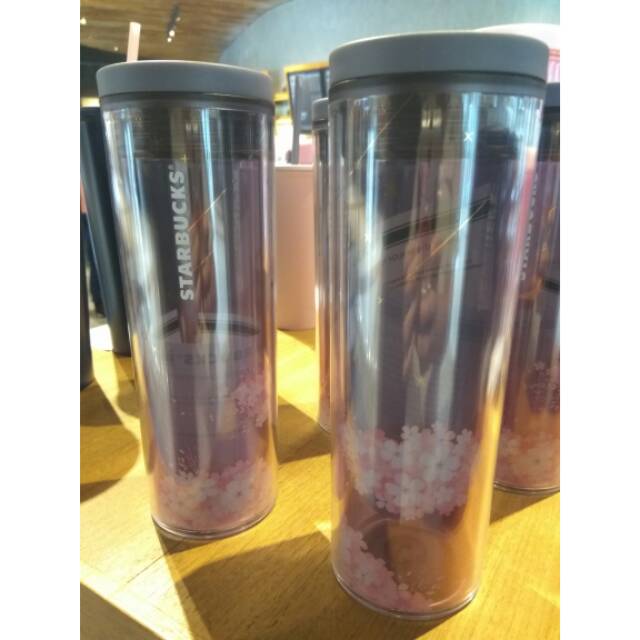 Starbucks Tumbler Blue Sakura Spring 2018 Limited Edition Tall