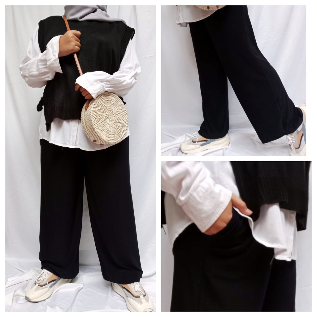 Kulot Cellia / Kulot Celia / Kulot Polos / kulot Wanita / celana cellia /pants cellia