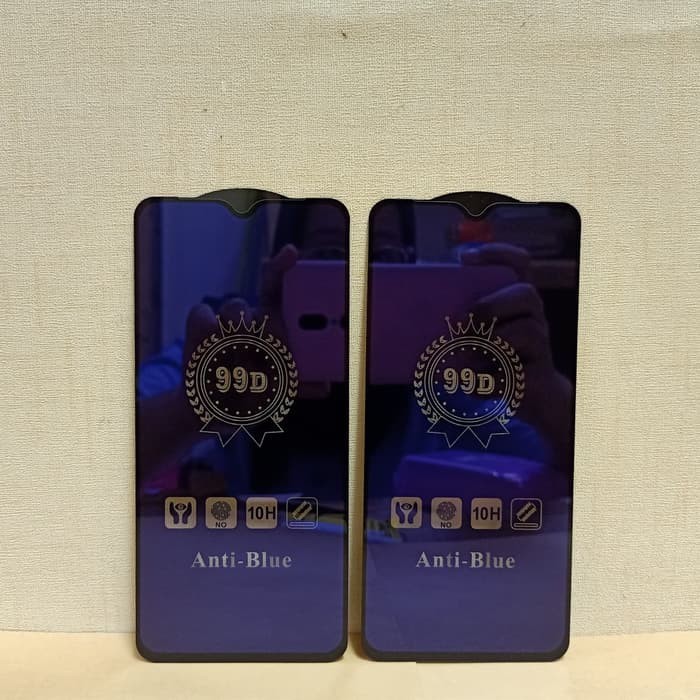 Tempered Glass Full Anti Blue Light/Radiasi Oppo A76 A56 A36 A96 F5 F7 F9 F11 F11 Pro Tg