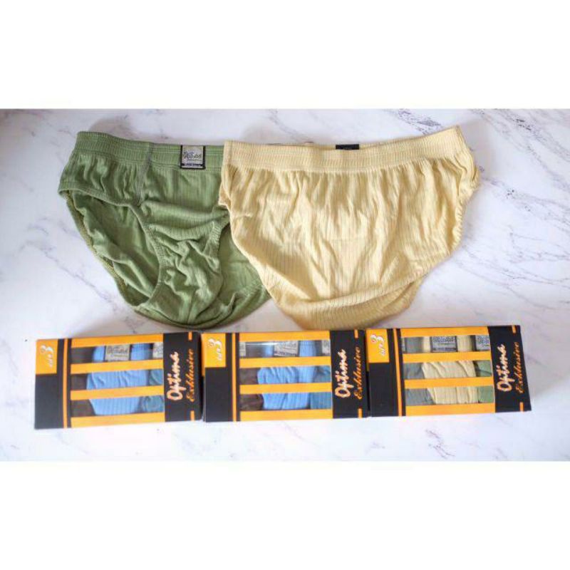 3pcs Celana dalam pria Optima