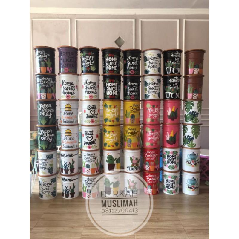 Kursi tong unik/kursi kaleng lukis bebas custom design/hrg per satuan